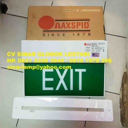 Emergency Exit LED Leder ED/M/W5100 Maxpid + Acrylic Recessed Cover